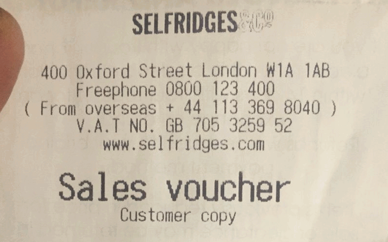 A Special Receipt Font Which Is Popular in Britain < Thermal Printer Fonts  < Match A Best Receipt Font!